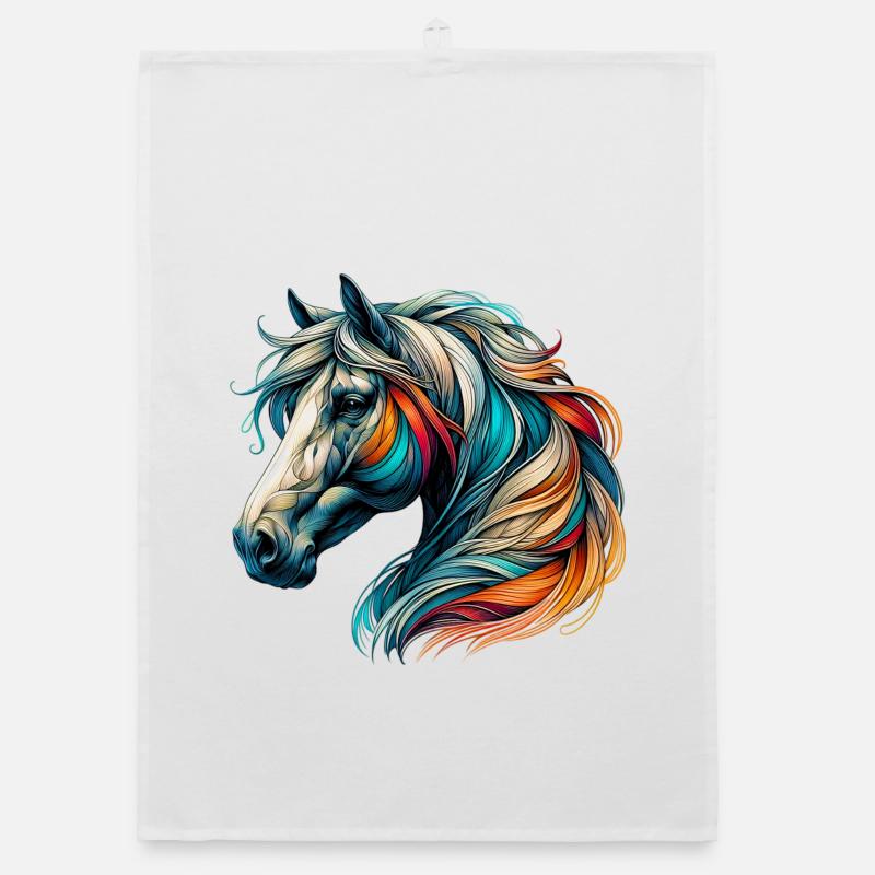 Pferd Organic Geschirrtuch