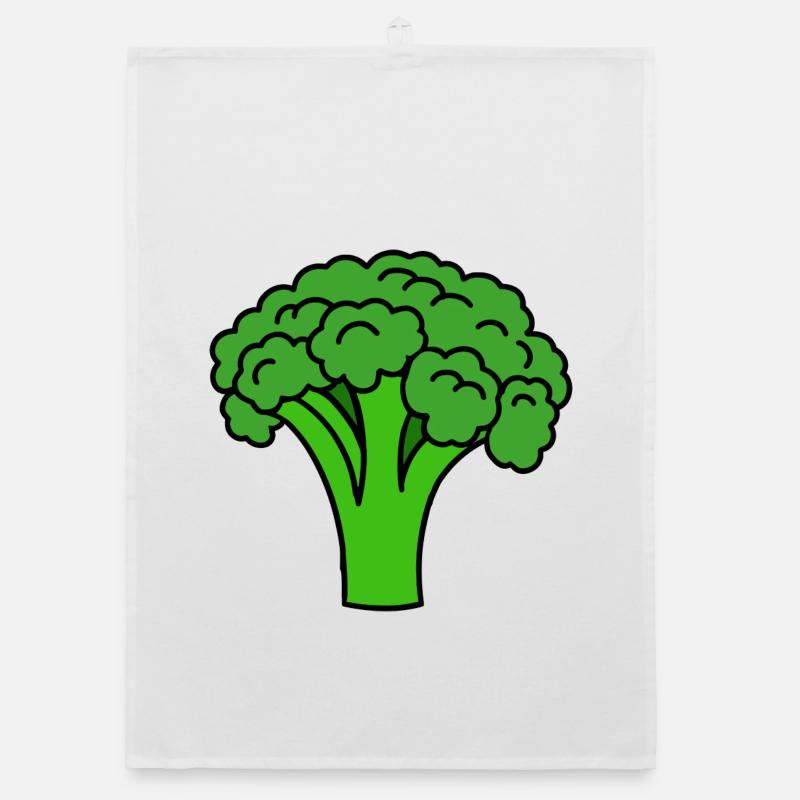 Broccoli Organic dish towel