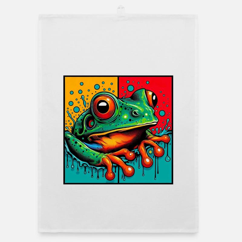 frog Organic dish towel