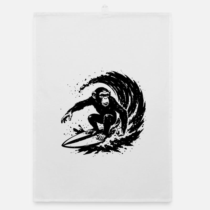 Surf Monkey Organic dish towel