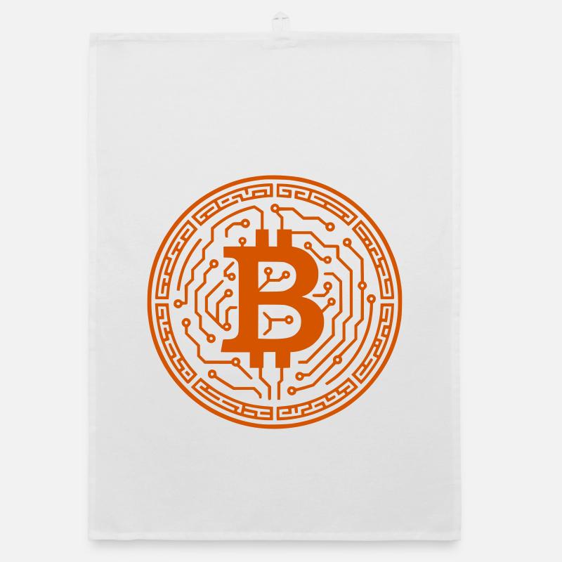 Bitcoin with circuits Organic dish towel