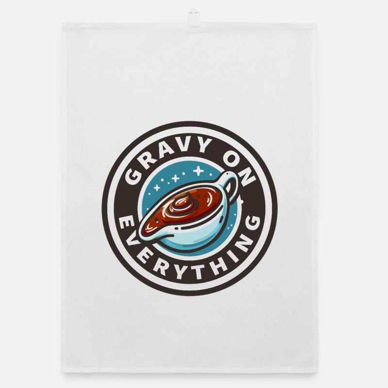 Gravy sauce patch on everything Organic dish towel