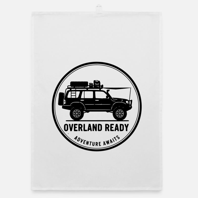 Overland - Organic Geschirrtuch - Weiß