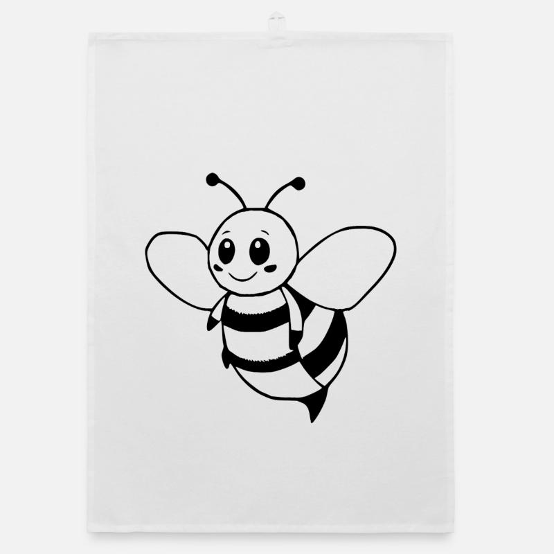 Bee Bee Beekeeper Organic dish towel