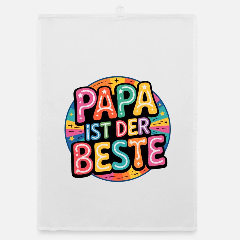 Papa ist der Beste Organic Geschirrtuch