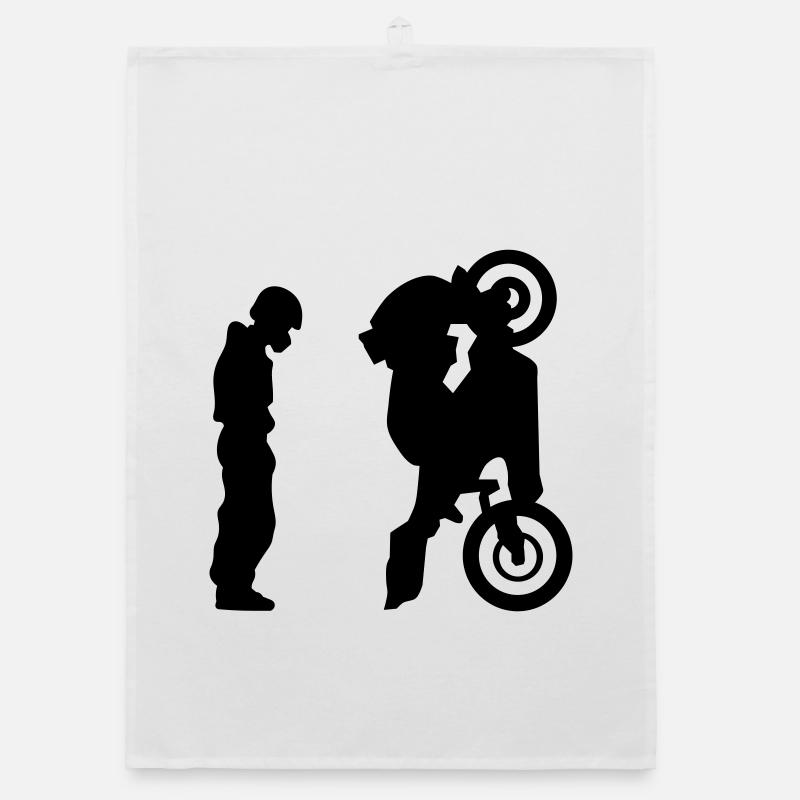 motorcycle Organic dish towel