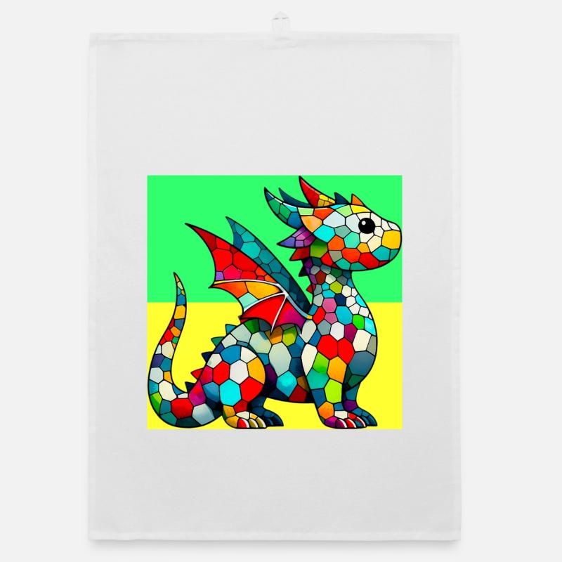 Drache Organic Geschirrtuch