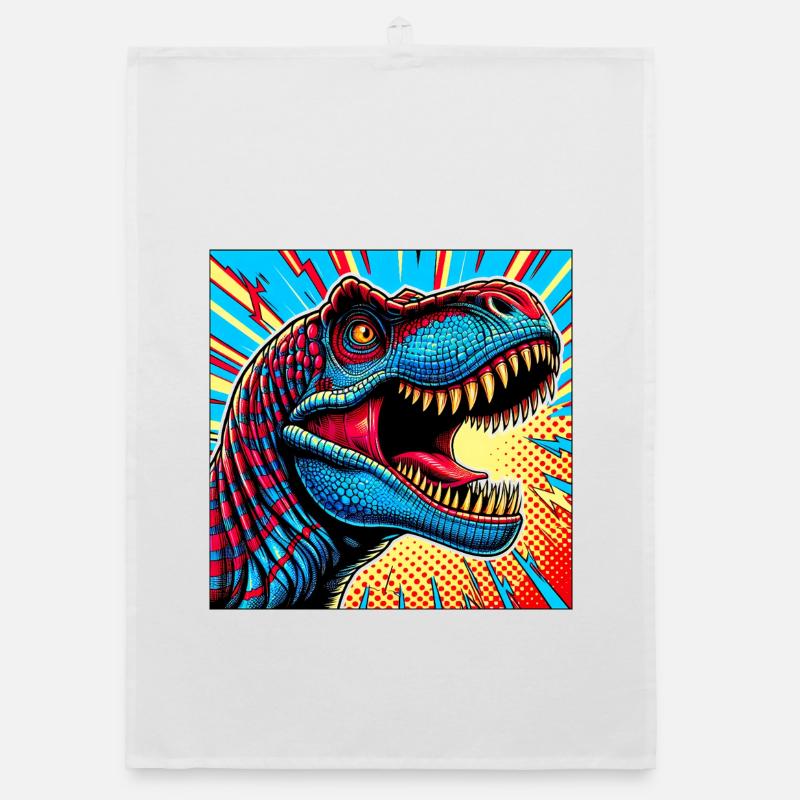 Dinosaurier Organic Geschirrtuch