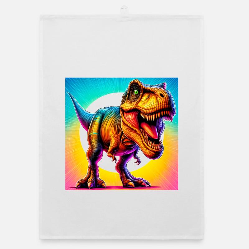 dinosaur Organic dish towel