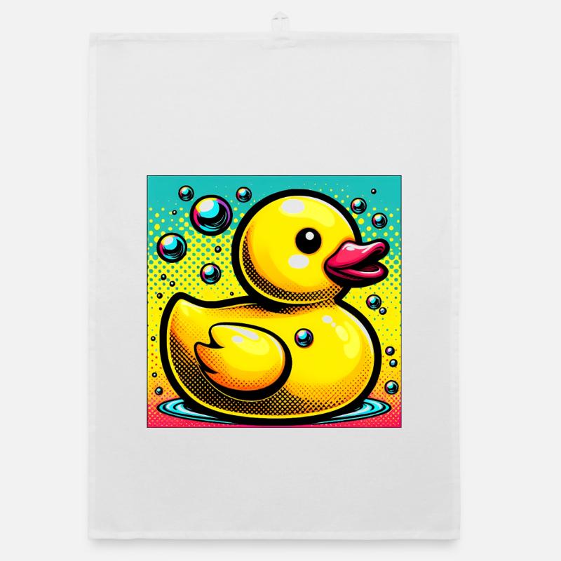 Duckling Duck Duck Duck Organic dish towel