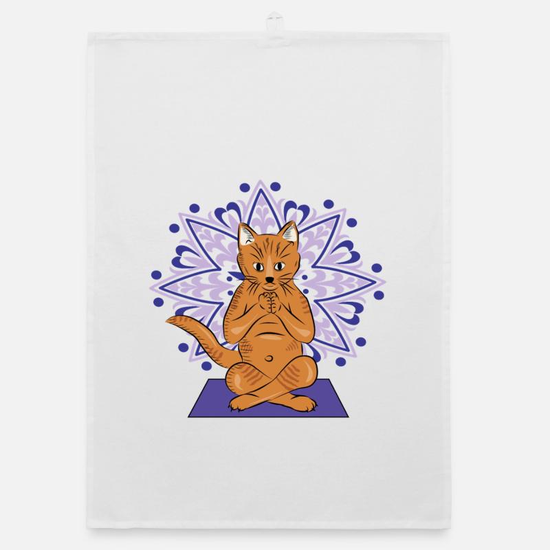 Mandala méditatif du chat Torchon bio