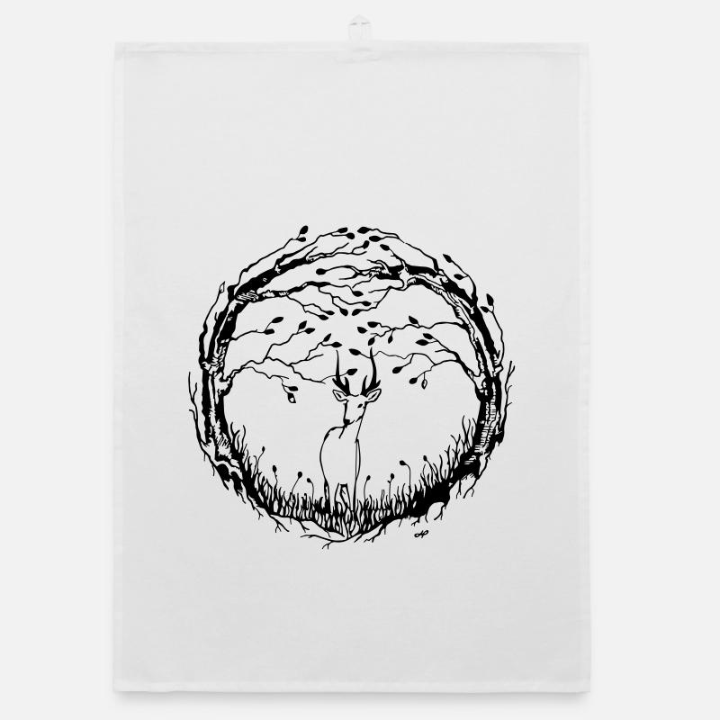 The forest Organic dish towel