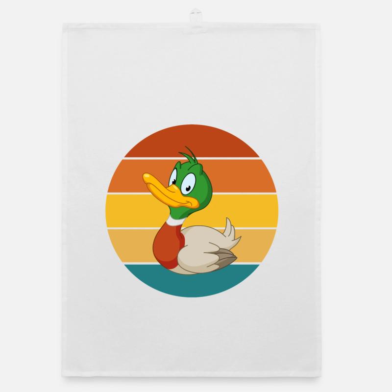 jagd, entenjagd, jagd, jäger Organic Geschirrtuch