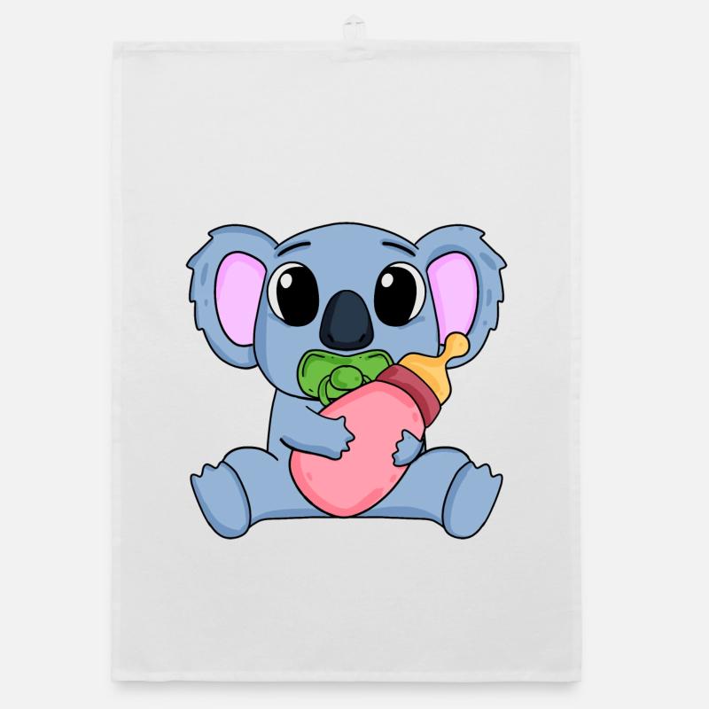 Bébé Koala Motif Koala Ours Torchon bio