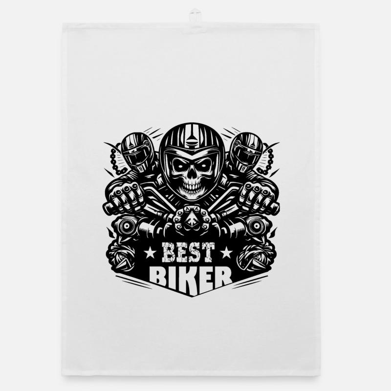 BEST BIKER Torchon bio