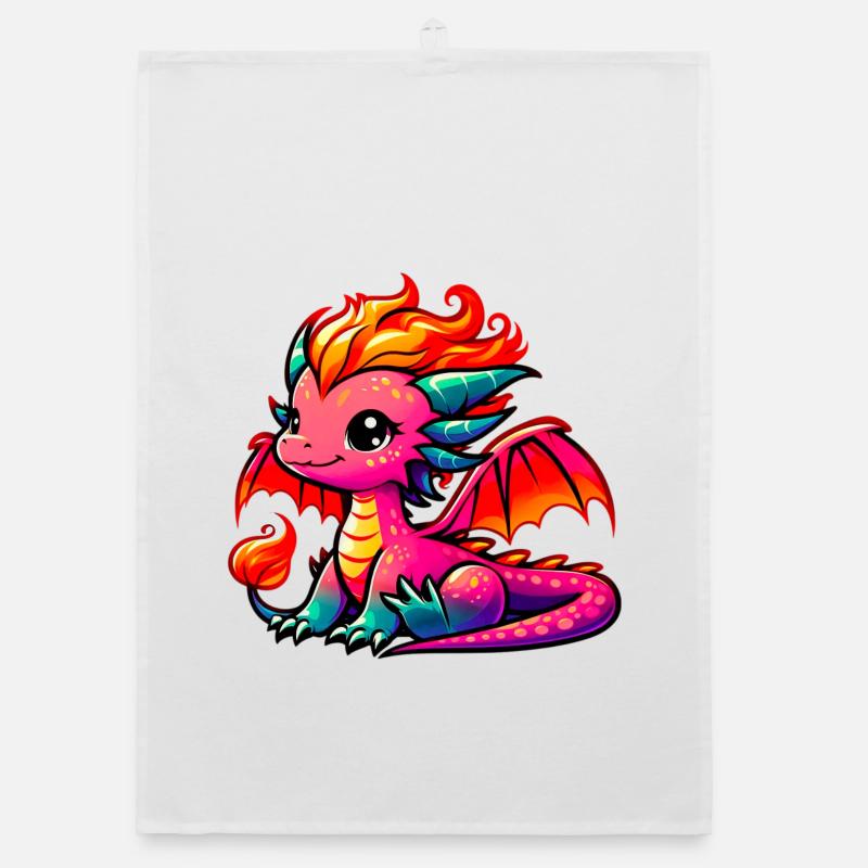 Drache Organic Geschirrtuch