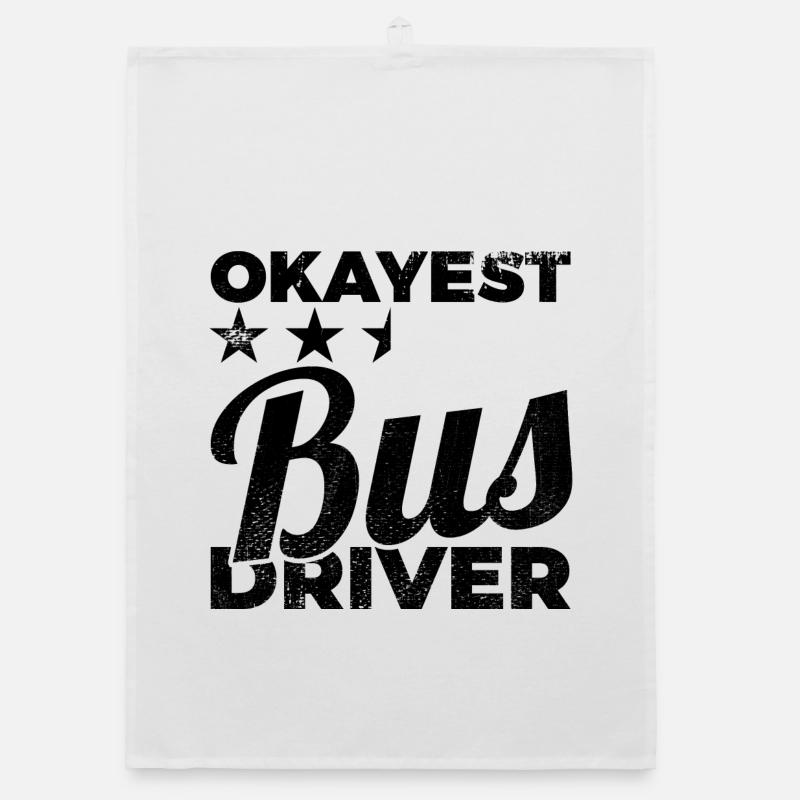 Mediocre bus driver Organic dish towel
