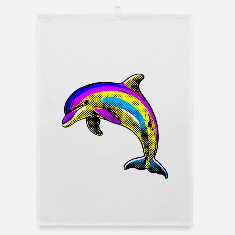 Dolphin Organic dish towel