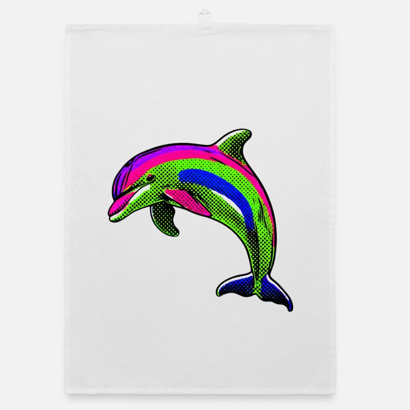 Dolphin Organic dish towel