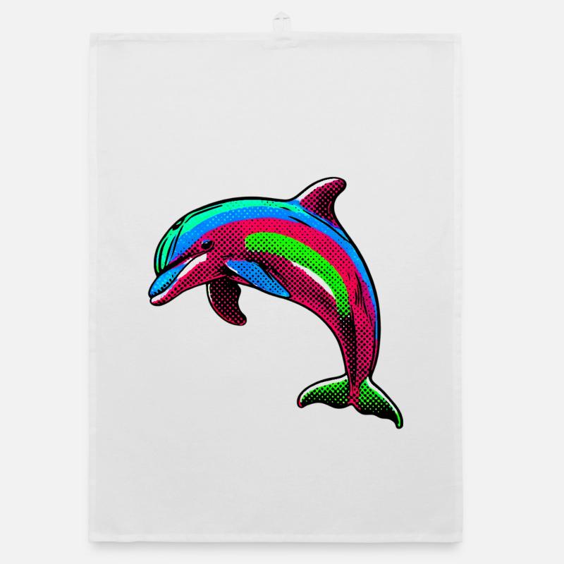 Dolphin Organic dish towel