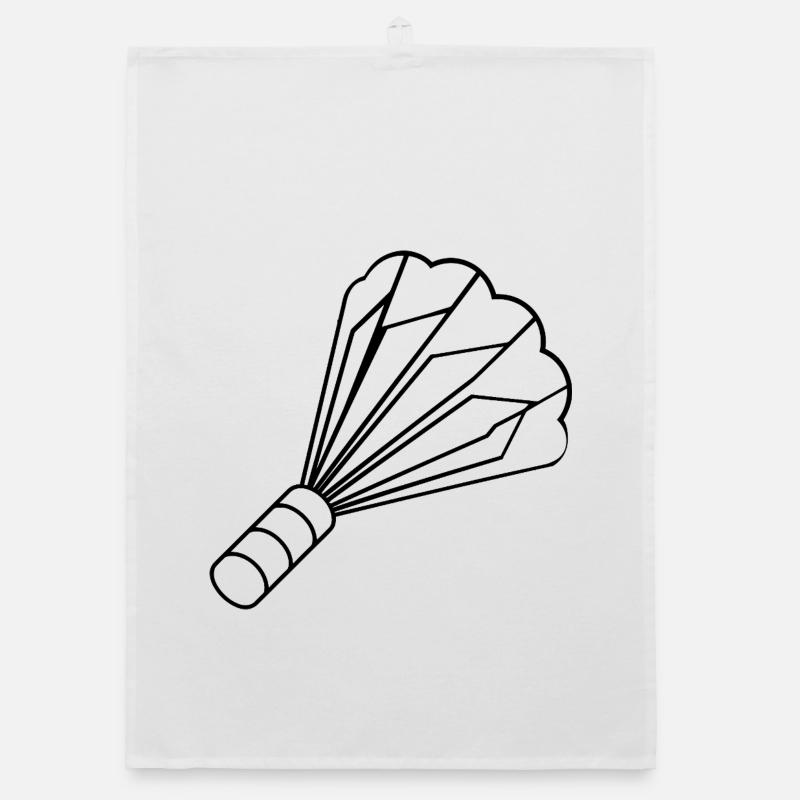 Shuttlecock Organic dish towel