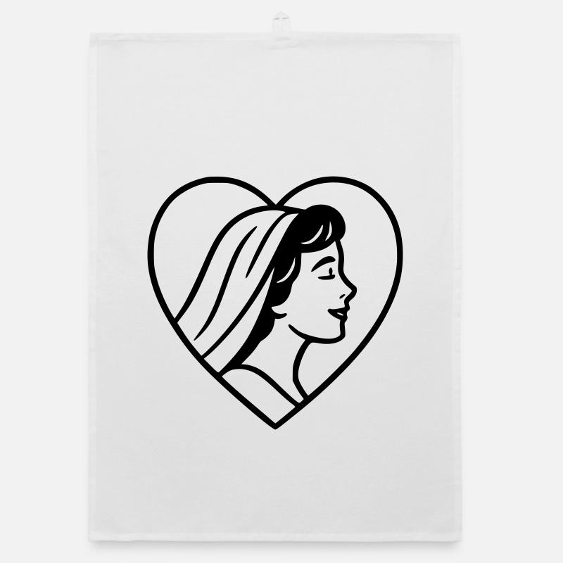 The Bride Organic dish towel