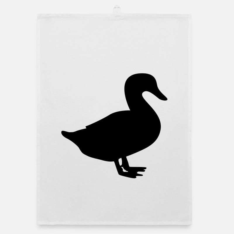 duck / duck / quack Organic dish towel