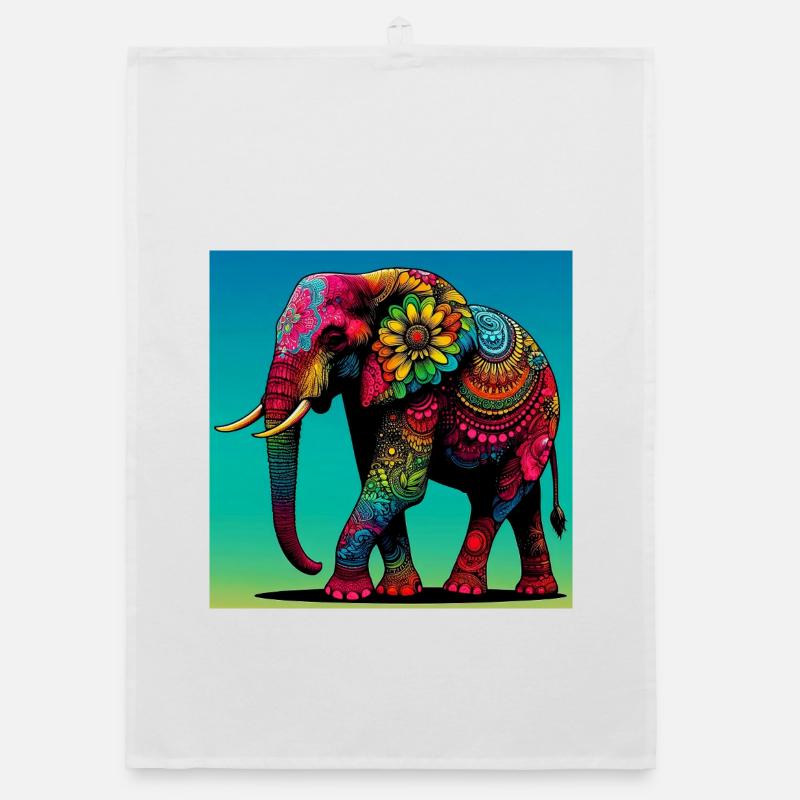 elephant Organic dish towel