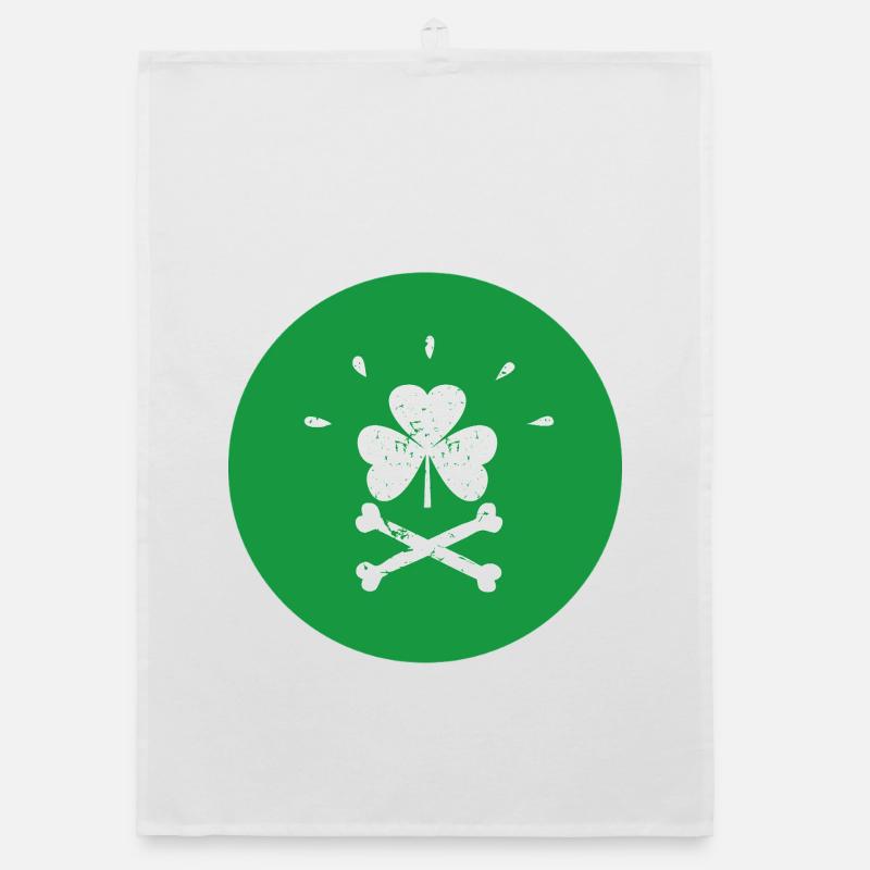 Joyeuse Roger Shamrock Saint-Patrick Torchon bio
