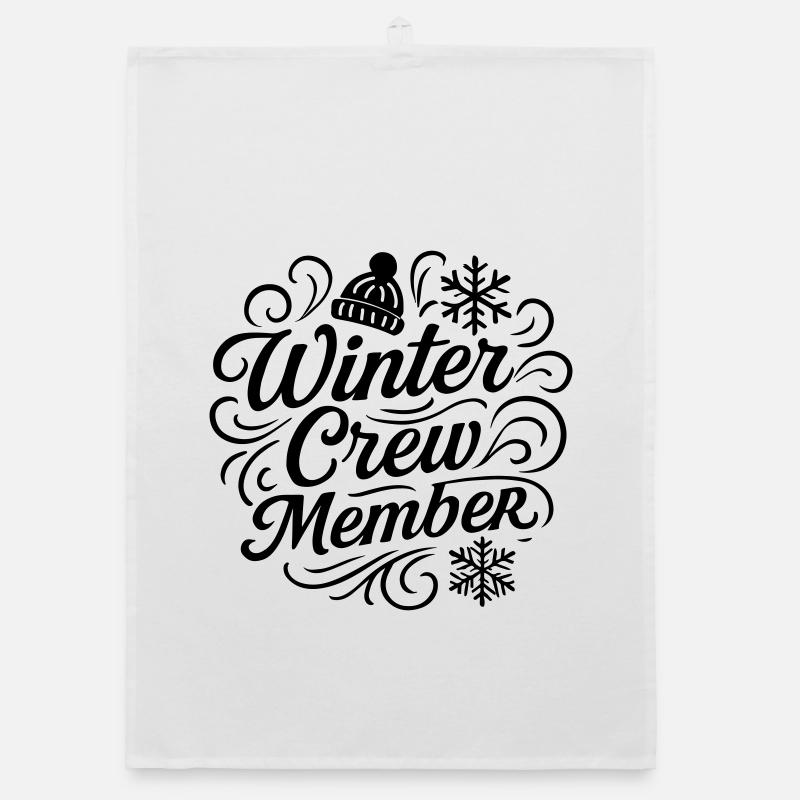 Winter Crew Organic Geschirrtuch