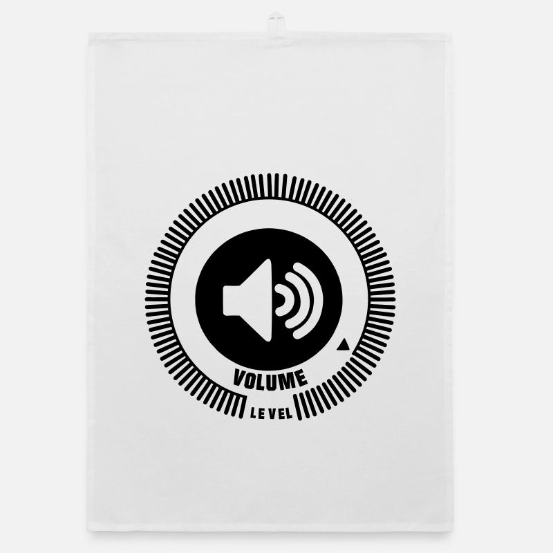 Bouton de niveau de volume Torchon bio