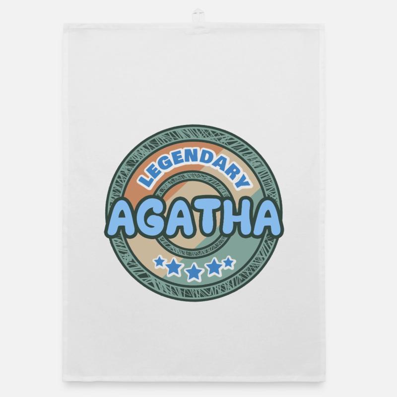 Agatha als Geschenkidee Organic Geschirrtuch