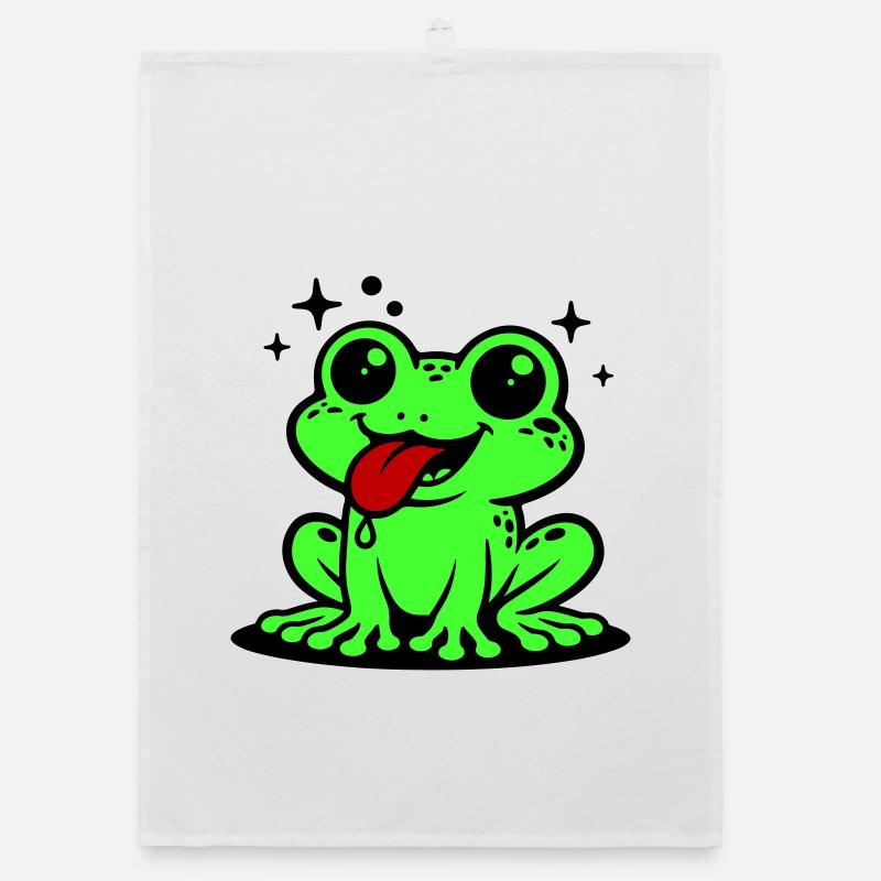 Grenouille Comique Crapaud Torchon bio