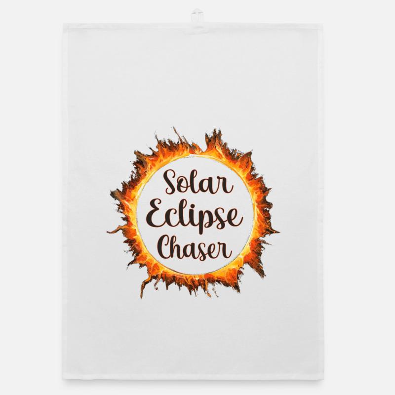 Chasseur d’éclipses solaires Torchon bio