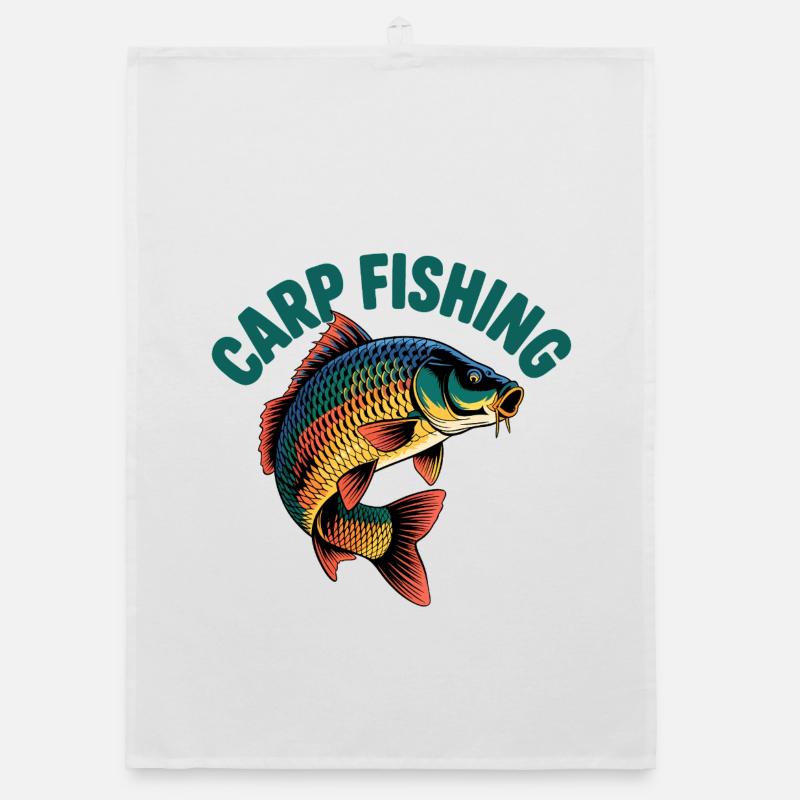 Pesca alla carpa Strofinaccio da cucina ecologico