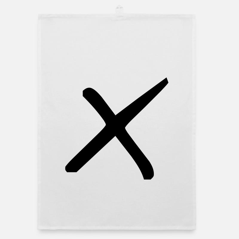 Croix élégante Torchon bio