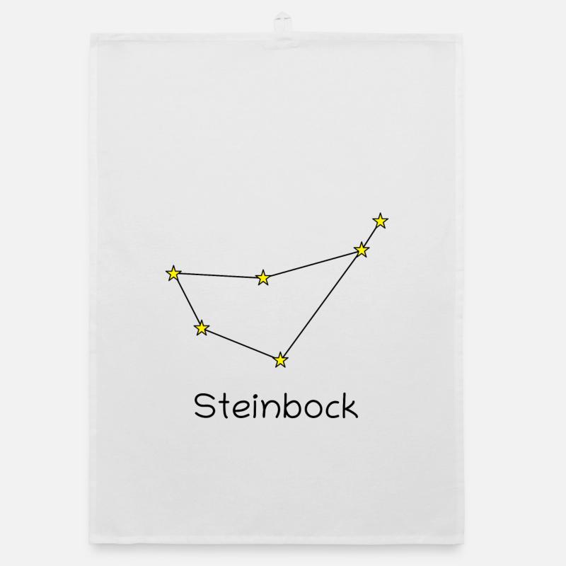 Sternzeichen Steinbock Organic Geschirrtuch