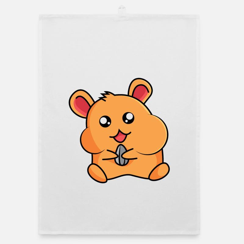 Hamster sur hamster - design Torchon bio