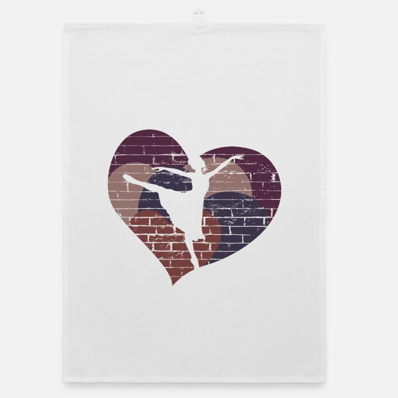 Dancing Dancer - Design Organic dish towel
