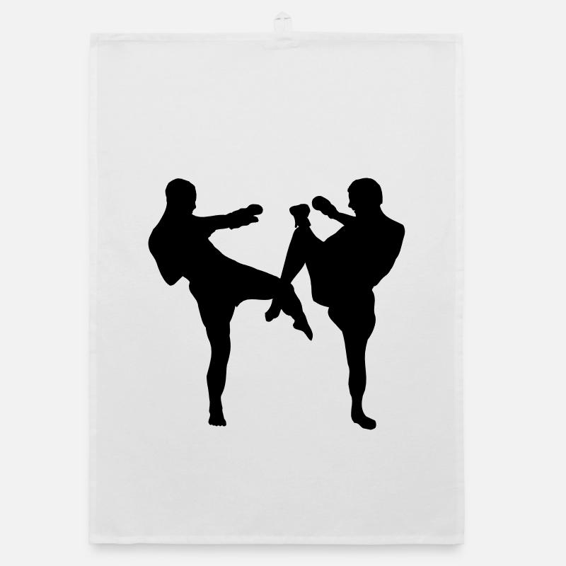 Kickboxen Organic Geschirrtuch