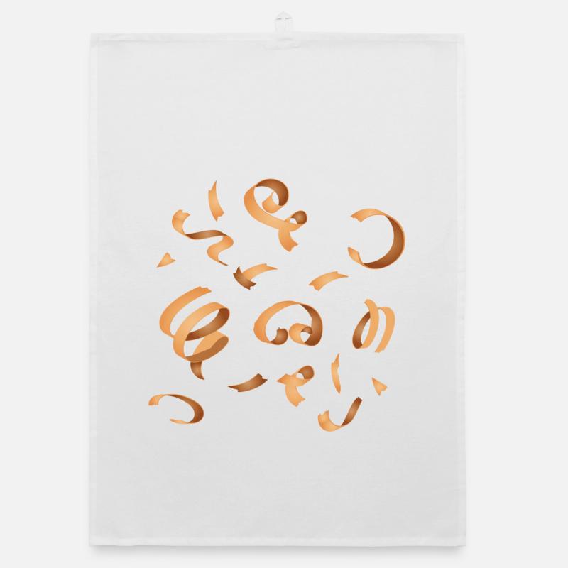 Holzspäne - Wo gehobelt wird, da fallen Späne Organic Geschirrtuch