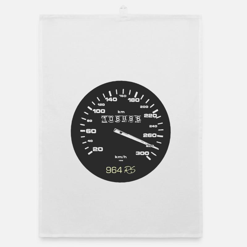 Highspeed - Speedometer - Speedmeter Organic dish towel