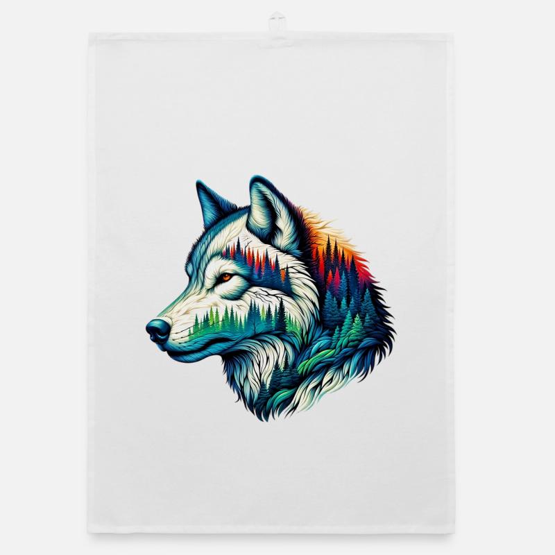 Wolf Organic Geschirrtuch
