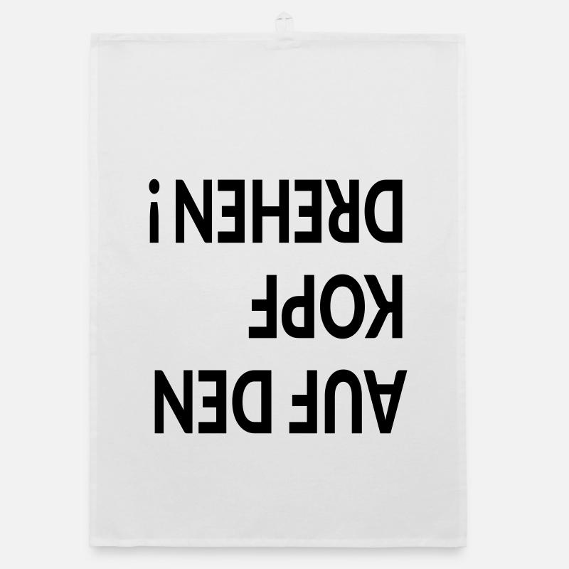 AUF DEN KOPF DREHEN - TRANSFORMATION Organic Geschirrtuch