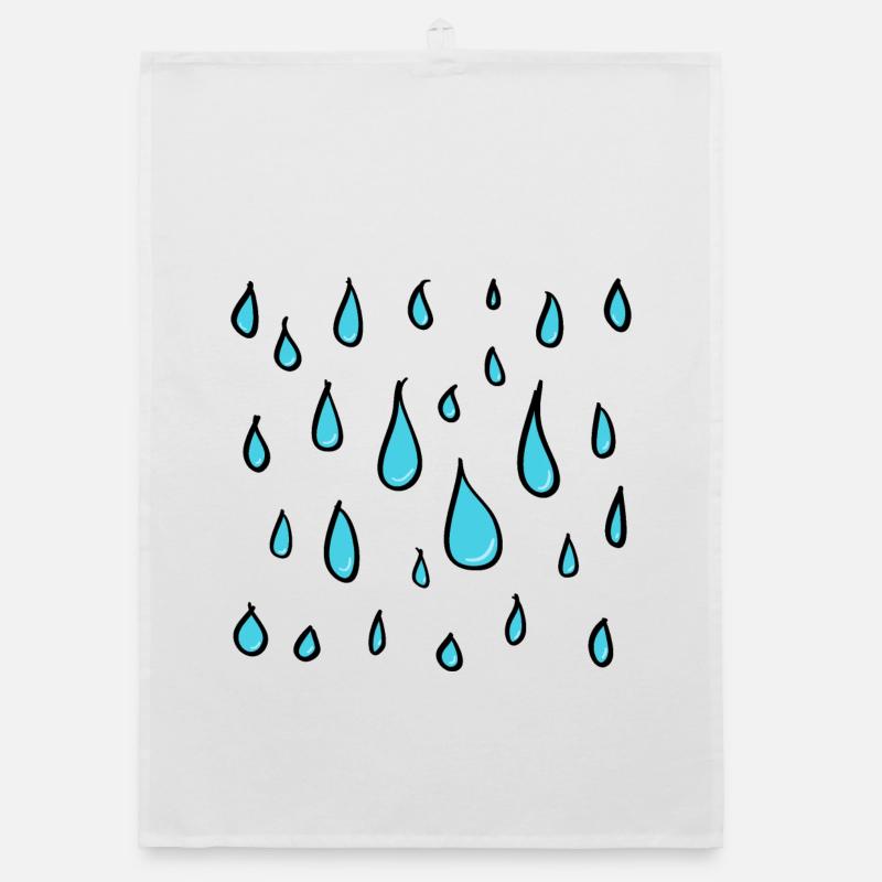 water drop Organic dish towel