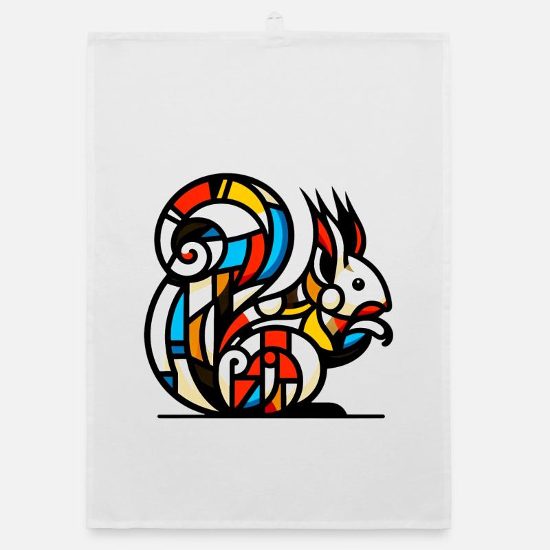 Eichhörnchen Organic Geschirrtuch