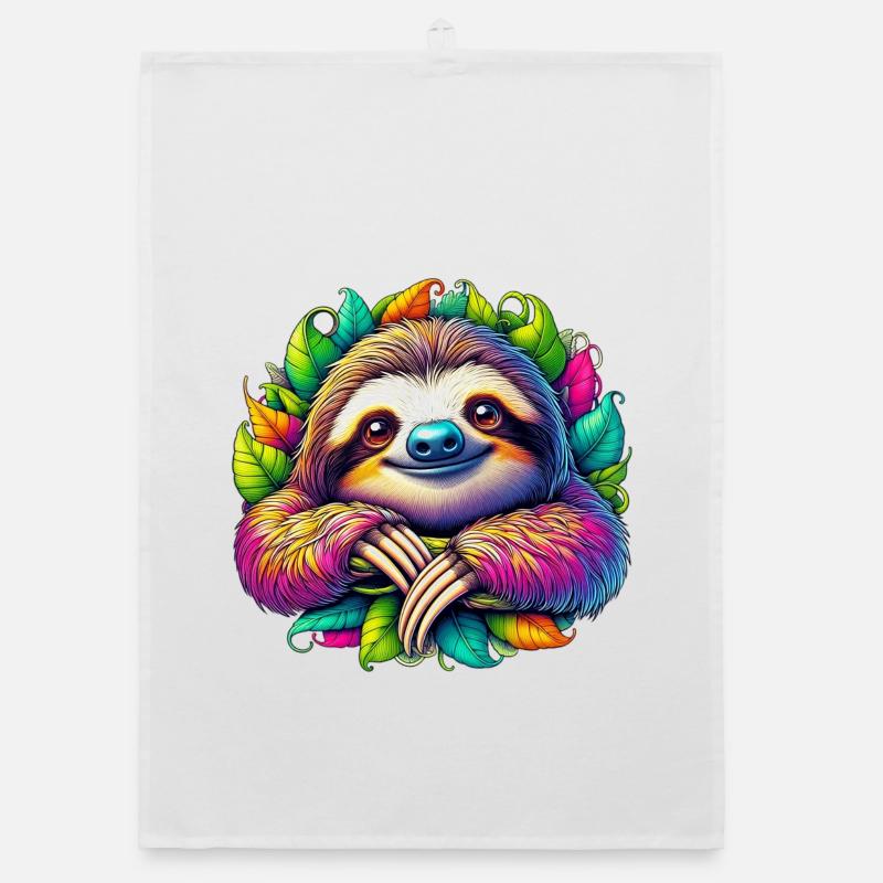 Sloth Organic dish towel
