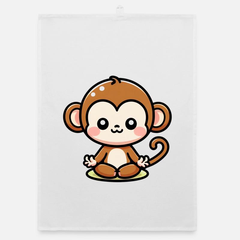 Affe Organic Geschirrtuch