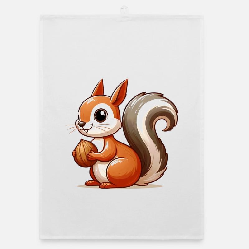 Eichhörnchen Organic Geschirrtuch