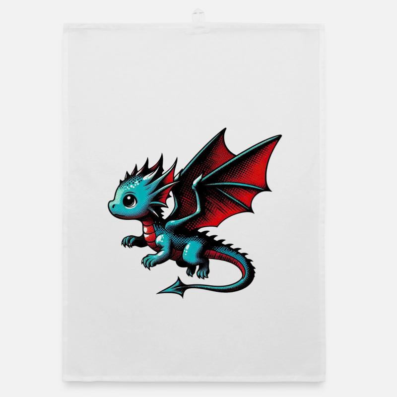 Drache Organic Geschirrtuch